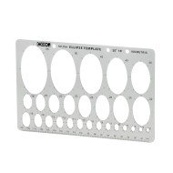PLANTILLA  PLASTICA COX C66 ELIPSES  (12X24)