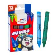 CRAYON DE CERA FAST T212 TRIANGULAR 12 COL JUMBO (6X24)