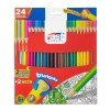 CRAYON DE MADERA FAST 24COL LARGO TRIANGULAR (6X12)
