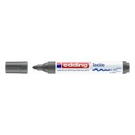 MARCADOR EDDING ROPA 4500 REDONDO GRIS (10)