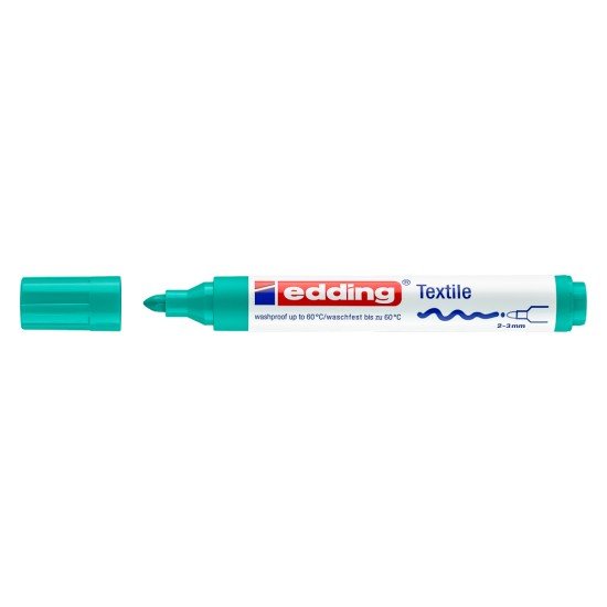 MARCADOR EDDING ROPA 4500 REDONDO VERDE PALIDO (10)