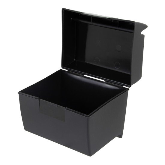 TARJETERO OXFORD 4X6" PLASTICO NEGRO (6)