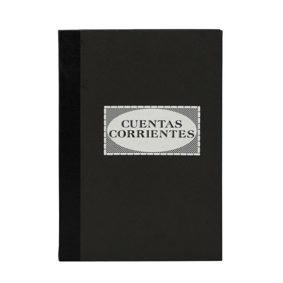 LIBRO EMPASTADO CUENTAS CORRIENTES 100H 3 COLUMNAS (6)