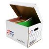 CAJA ARCHIVO FAST KRAFT BLANCO CAL175 40X32X26CMS TAPA (25)