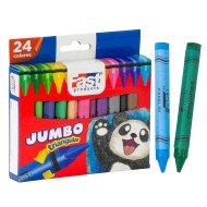 CRAYON DE CERA FAST T224 TRIANGULAR 24 COL JUMBO (6X12)