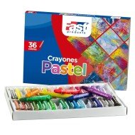 CRAYON PASTEL FAST 836 GRASO 36 COL (8X6)
