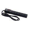 REGLETA FORZA PS-001B 6 SALIDAS 2200W 120V