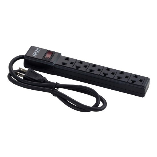 REGLETA FORZA PS-001B 6 SALIDAS 2200W 120V