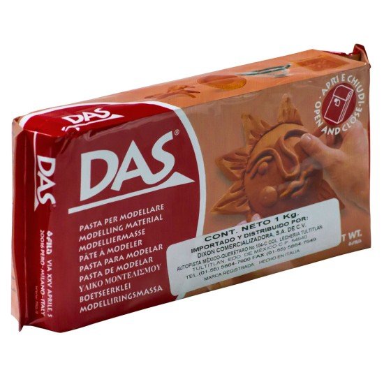 MASA MOLDEABLE DAS DE 1KG TERRACOTA  (12)