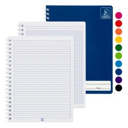 CUADERNO DOBLE ANILLO CONQUISTADOR 180H 3057 RAY Y CUAD (30)