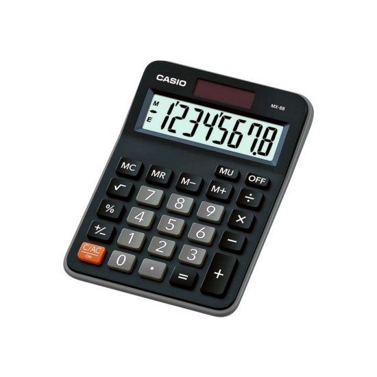 CALCULADORA DE ESCRITORIO CASIO MX-8B-W-DC 8D (100)