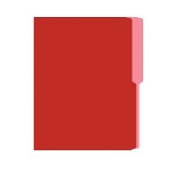 FOLDER FLASHFILE CARTA ROJO (5X100)