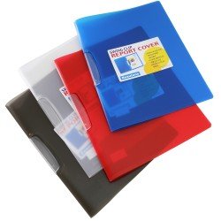 FOLDER BEAUTONE CLIP LATERAL CARTA 48312 TRANS AZUL (6X24)
