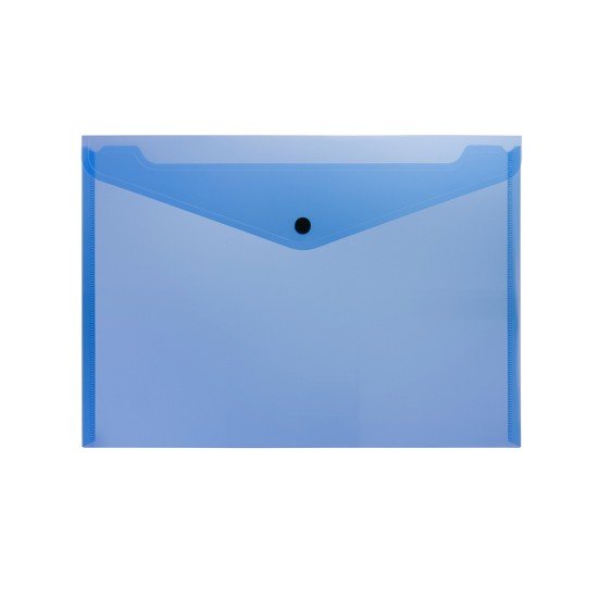 SOBRE PLASTICO BEAUTONE BROCHE CTA 3404-2 AZUL (10X12)
