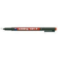 MARCADOR EDDING ACETATO 141 FINO ROJO (10)