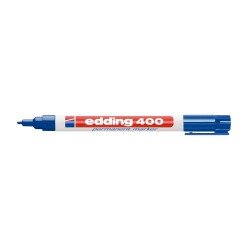 MARCADOR EDDING PERMANENTE 400 FINO AZUL (50X10)