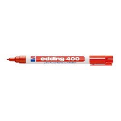 MARCADOR EDDING PERMANENTE 400 FINO ROJO (50X10)