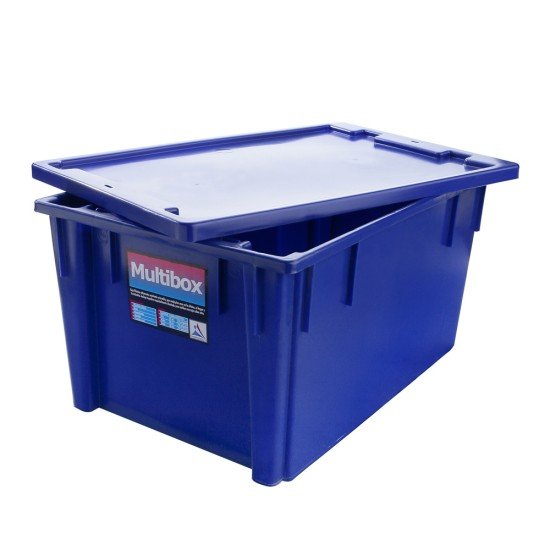 CAJA PARA ARCHIVO MULTIBOX PLASTICA OFICIO AZUL