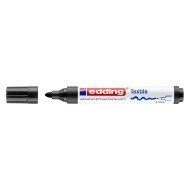 MARCADOR EDDING ROPA 4500 REDONDO NEGRO (10)