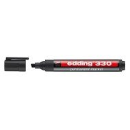 MARCADOR EDDING PERMANENTE 330 BISELADO NEGRO (40X10)