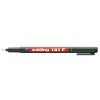 MARCADOR EDDING ACETATO 141 FINO NEGRO (10)