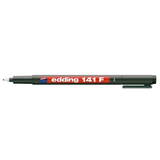 MARCADOR EDDING ACETATO 141 FINO NEGRO (10)