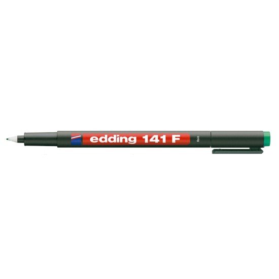 MARCADOR EDDING ACETATO 141 FINO VERDE (10)