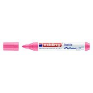 MARCADOR EDDING ROPA 4500 REDONDO ROSADO (10)