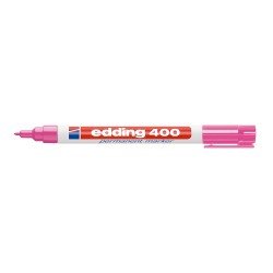 MARCADOR EDDING PERMANENTE 400 FINO ROSADO (50X10)