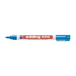 MARCADOR EDDING PERMANENTE 400 FINO CELESTE (50X10)