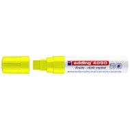MARCADOR EDDING VIDRIO 4090 CUADRADO AMARILLO (5)