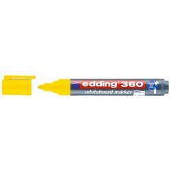 MARCADOR EDDING DE PIZARRA 360 REDONDO AMARILLO (40X10)