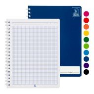 CUADERNO DOBLE ANILLO CONQUISTADOR 70H 3076 CUADROS 5MM (70)