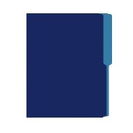 FOLDER FLASHFILE CARTA AZUL MARINO (5X100)