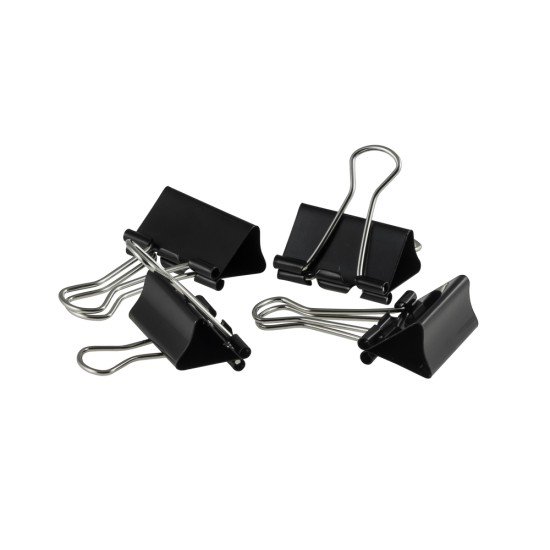 PRENSA PAPELES FAST 32MM CX24 NEGRO (48)