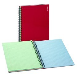 CUADERNO DOBLE ANILLO QUEST 150H TD 249962/239962 COLORES (22)