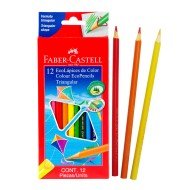 CRAYON DE MADERA FABER CASTELL 120512 12C LARGO (8X12)