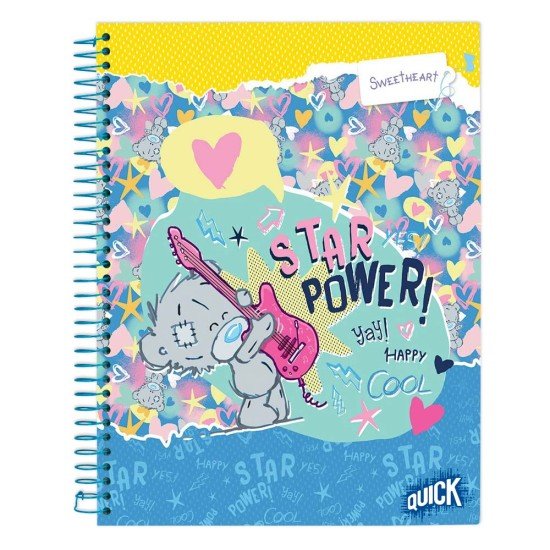 CUADERNO CON ESPIRAL QUICK 150H TD SWEETHEART (30)