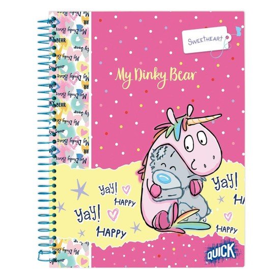 CUADERNO CON ESPIRAL QUICK 150H TD SWEETHEART (30)