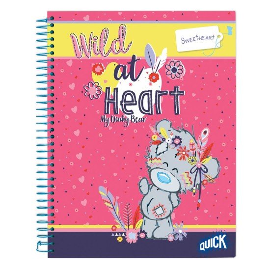 CUADERNO CON ESPIRAL QUICK 150H TD SWEETHEART (30)