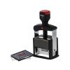 SELLO AUTOMATICO TRAXX JF660 METALICO 38X58MM AZL ROJO