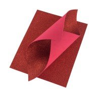 FOAMY DIAMANTINA FAST 8.5X11" PX10 ROJO (96)