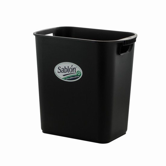 BOTE PARA BASURA SABLON 8025NE GRANDE NEGRO (8)