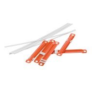 FASTENER PLASTICO FAST CAJA CON 50 UNIDADES NARANJA (10X10)