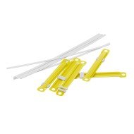 FASTENER PLASTICO FAST CAJA CON 50 UNIDADES AMARILLO (10X10)