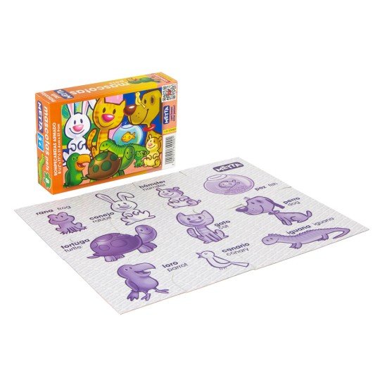 ROMPECABEZAS METTA 1011 MASCOTAS 8 PZ