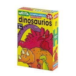 ROMPECABEZAS METTA 0920 DINOSAURIOS 24 PZ
