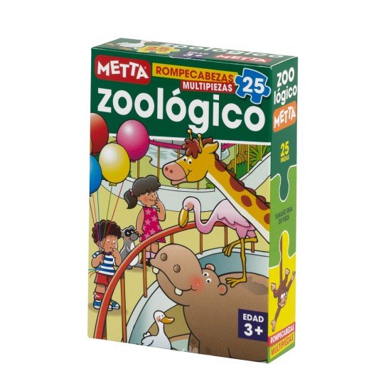 ROMPECABEZAS METTA 7045 EL ZOOLOGICO 20 PZS