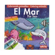 LIBRO PARA COLOREAR METTA 3023 EL MAR