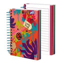 LIBRETA CON ESPIRAL QUICK 150H TD LADY BUG (108)